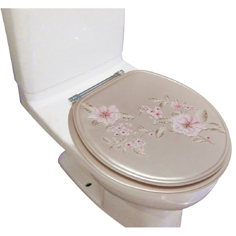 Astoria Grand Fincher Decorative Round Toilet Seat & Reviews Wayfair